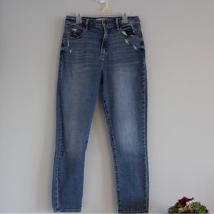 Abercrombie & Fitch High Rise Curve Love Jeans The Super Skinny Ankle Sz 28 / 6